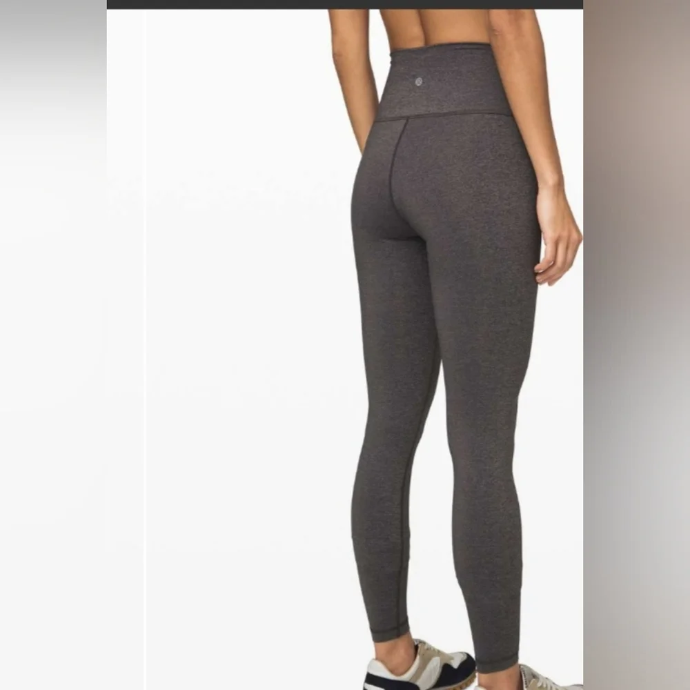 Lululemon Wunder Under Women's High Rise Leggings Tight Heather Gray Size 6